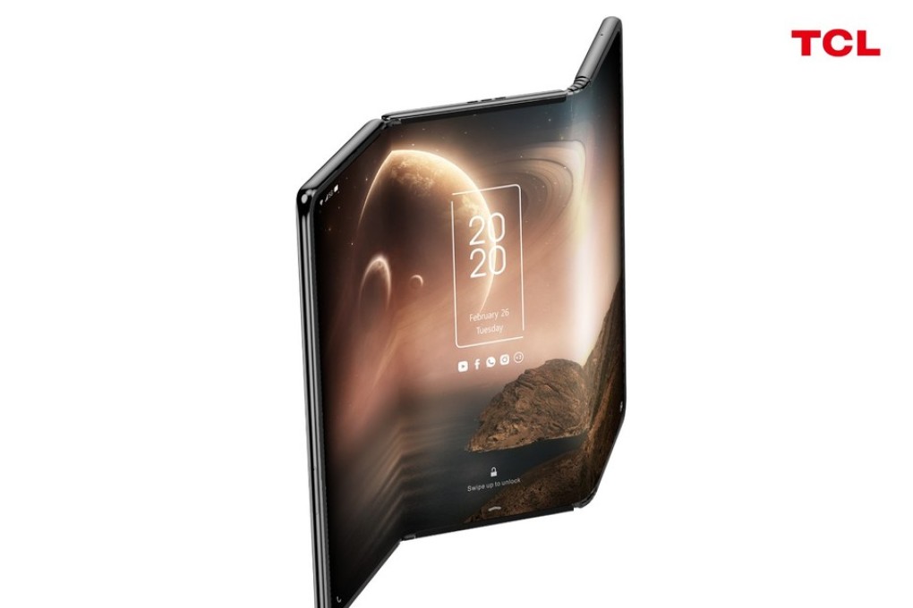 Foldable phones from Chinese TV maker have roll-out displays and multiple hinges