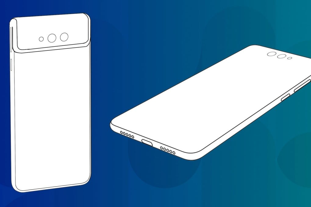 When unfolded, the device seems longer than other smartphones. (Picture: National Intellectual Property Administration)