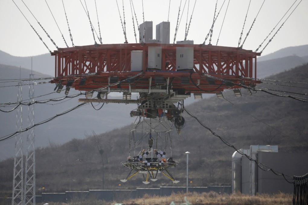 In November last year, China completed a key landing test for the 2020 Mars mission in Hebei province. (Picture: Reuters)