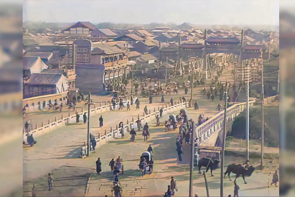 AI brings color to 100-year-old video of old Beijing