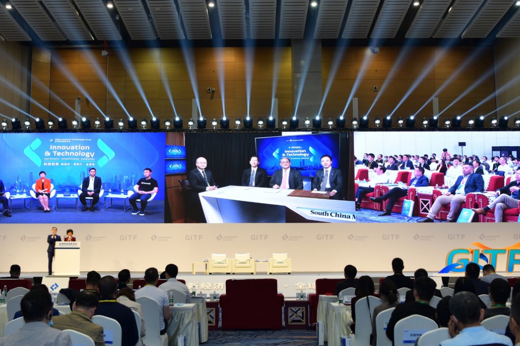 The inaugural Global Innovation and Technology Forum was streamed from venues in Chengdu, Hong Kong and Singapore, and was viewed by a global audience of over 190,000. Photos: SCMP