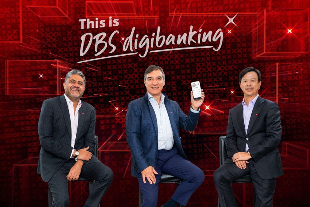 Nimish Panchmatia, Head of Global Transaction Services at DBS; Sebastian Paredes, CEO at DBS Hong Kong; and Alex Cheung, Managing Director, Head of Institutional Banking Group at DBS Hong Kong.