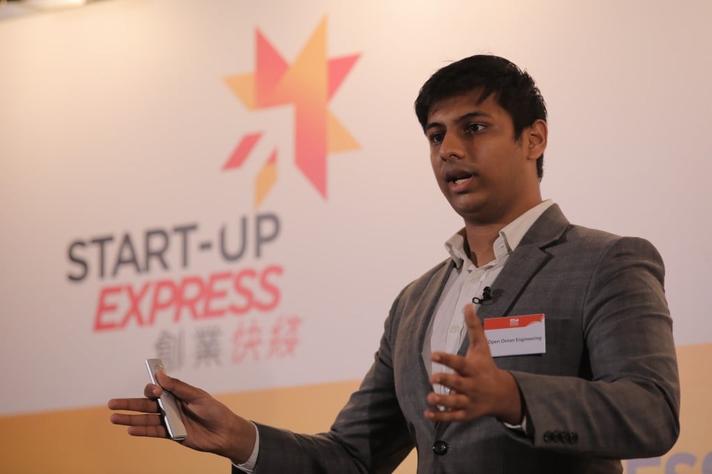 Clearbot founder Sidhant Gupta credits the Start-Up Express programme with helping the company establish valuable connections outside Hong Kong