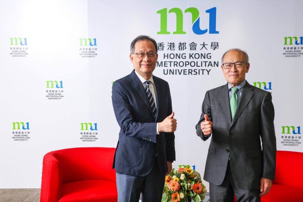 President Prof. Paul Lam (left) and Council Chairman (right) Mr Michael Wong are putting in every effort to help Hong Kong Metropolitan University live up to its new name.