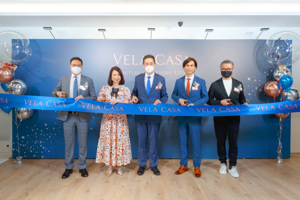 The driving forces behind VELA CASA: Kelvin Ng, founder (second from right) and Jane Tong, Managing Director (second from left).