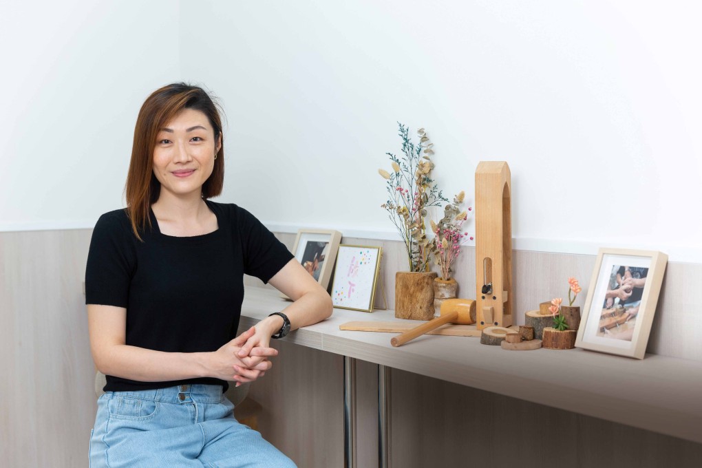 Li has worked at HKSKH Welfare Council Neo-Horizon for 13 years. The carpentry workshop is one of the activities held for drug abusers and their families.