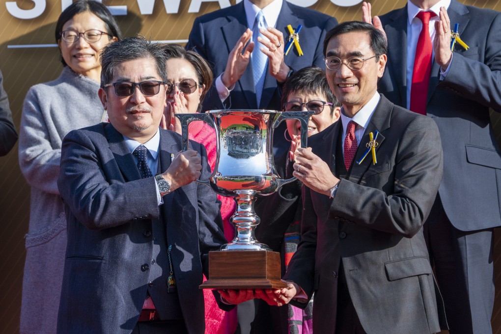 Horse owner Stanley Chan Ka-leung takes pride in the outstanding performance of Golden Sixty, which has been crowned Horse of the Year in the past two years.