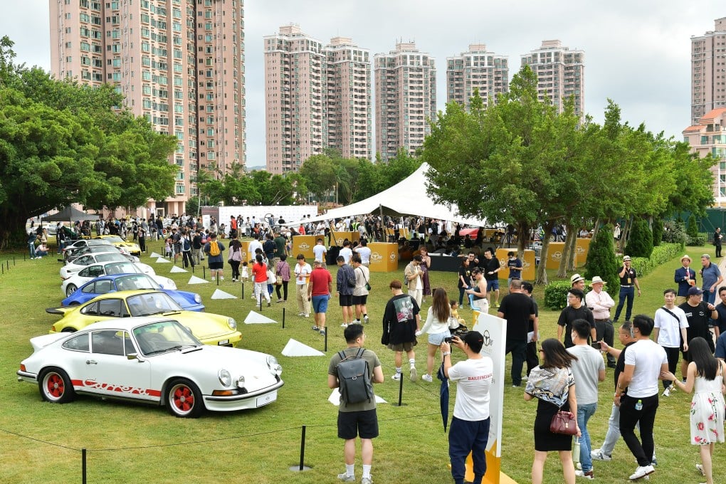 Car enthusiasts admired the spectacular display of over 100 prized classic and collector cars.