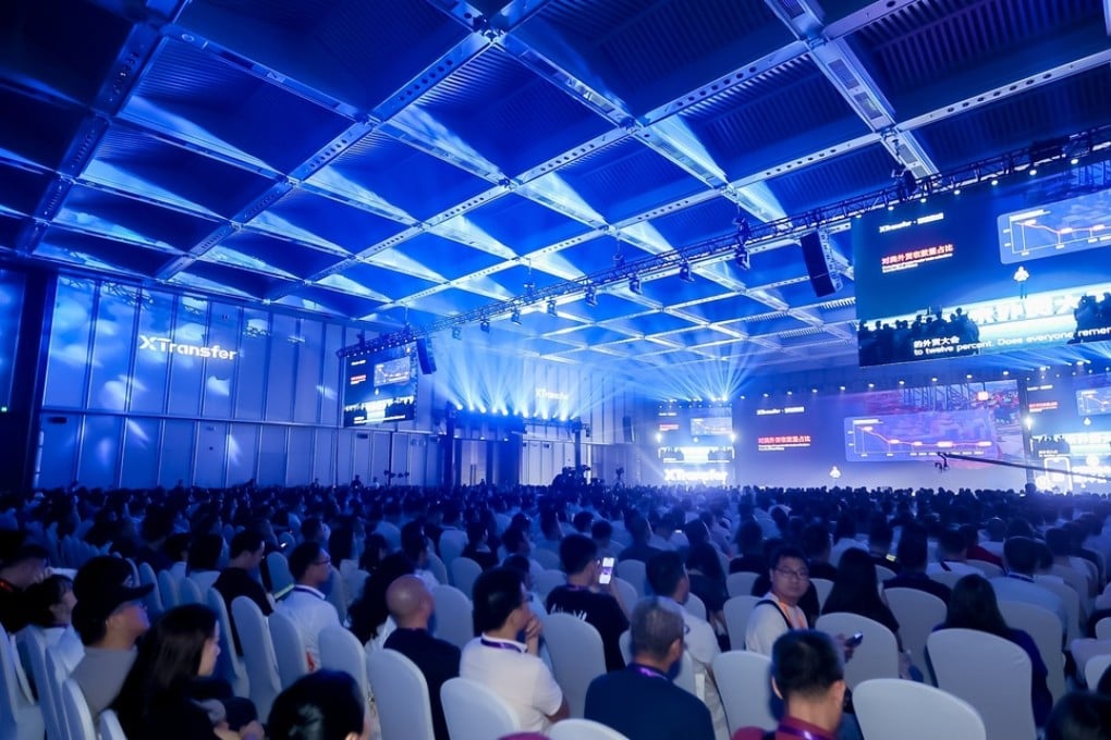 A full house of exporters, bankers and policymakers at the Guangzhou Baiyun International Conference Centre for the XTransfer TradeVision Summit 2025.