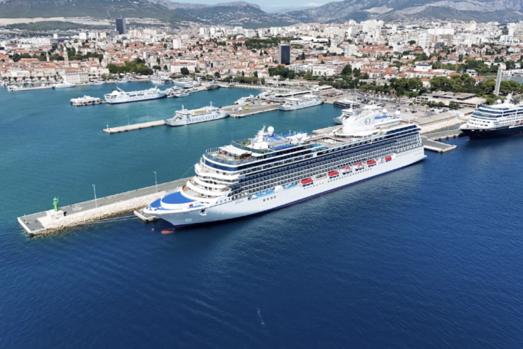 Oceania AlluraTM in port in Split, Croatia