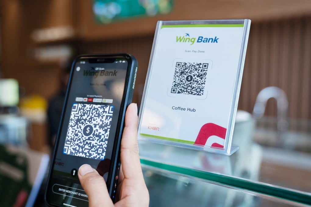 Digital payments are widely accepted in Cambodia through scan-to-pay technology.