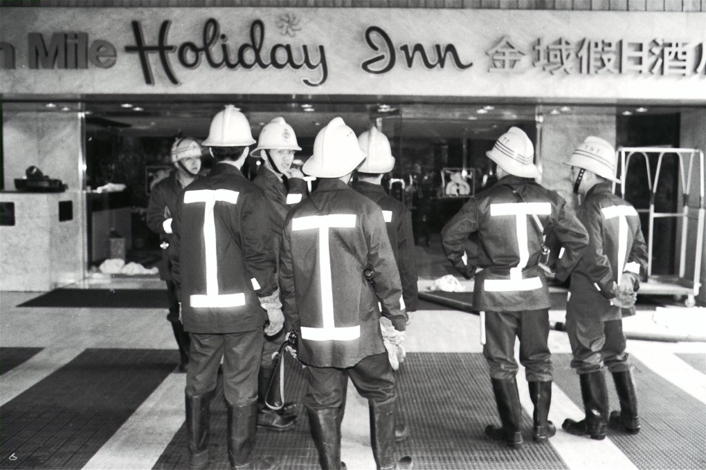 The Holiday Inn Golden Mile, in Tsim Sha Tsui, following the blast. Photo: SCMP