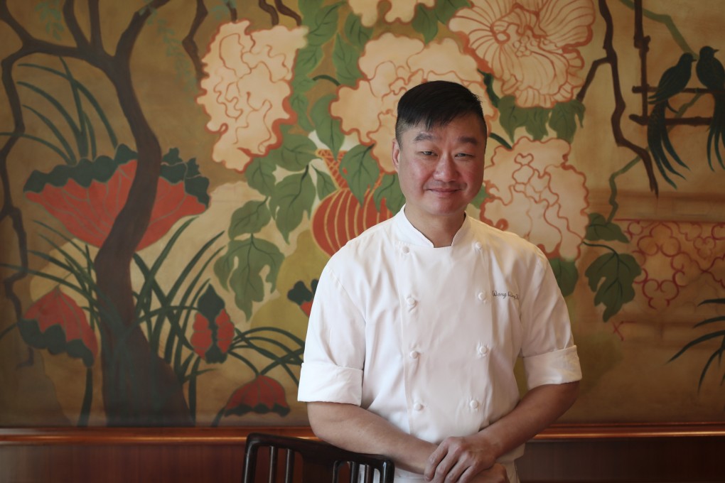 Wong Wing-keung, the executive chef at the Mandarin Oriental’s Man Wah Cantonese restaurant.  Photo: SCMP/ Xiaomei Chen