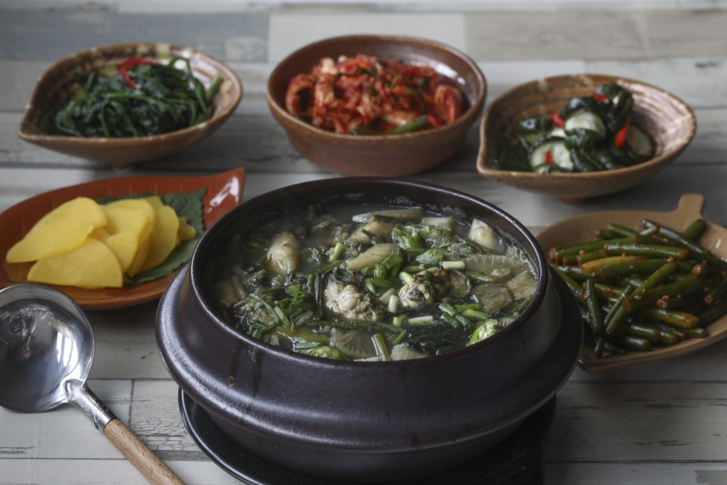 Susan Jung’s Korean oyster, seaweed and rice soup, or gul guk bap. Photography: SCMP / Jonathan Wong. Styling: Nellie Ming lee. Kitchen: courtesy of Culinart