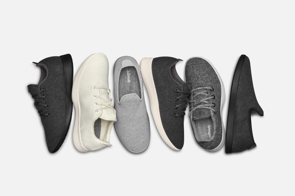 Allbirds sneakers. Allbirds is a certified B Corp., meaning its board is legally bound to balance profit and purpose and publicly share an impact report on how it’s improving society or the environment.