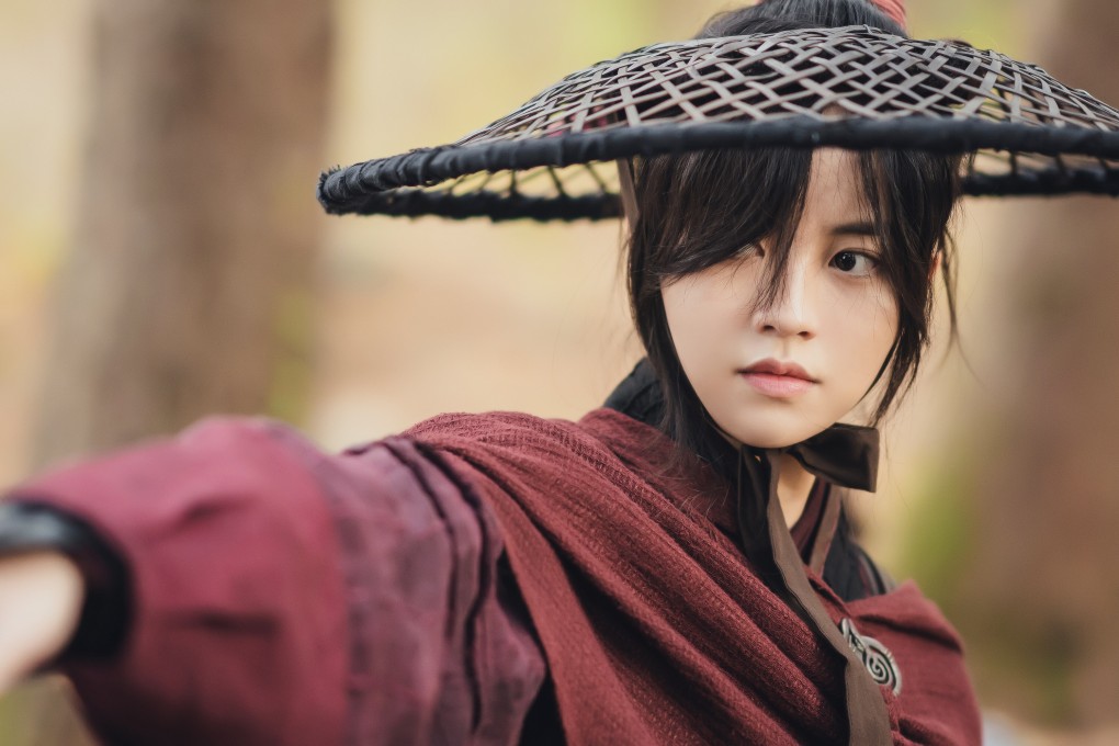 Kim So-hyun in a still from River Where the Moon Rises. There’s plenty going on in this period drama, but it is hampered by clunky scripting and uneven casting. Photo: Viu