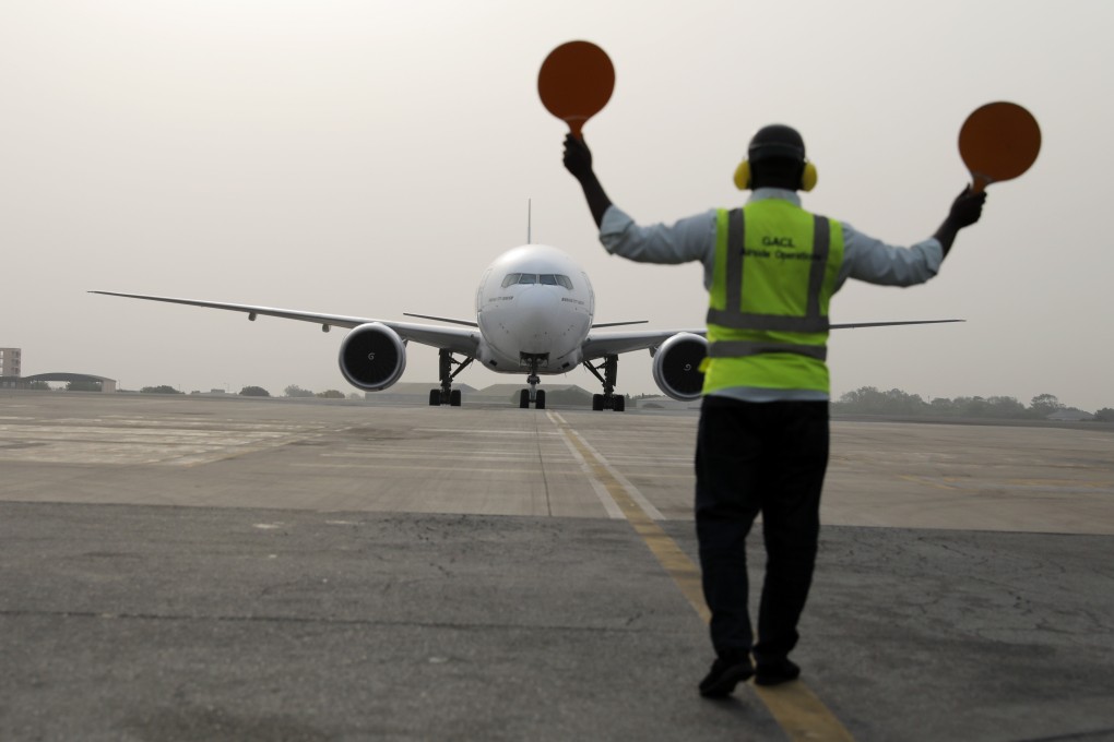 The first shipment of Covid-19 vaccines distributed by the Covax Facility arrives at the Kotoka International Airport in Accra, Ghana, on February 24. Photo: Unicef via AP