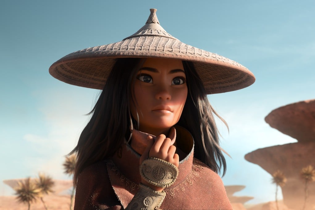 A still from Raya and the Last Dragon. As an evil force threatens the kingdom of Kumandra, it is up to warrior Raya to leave her Heart Lands home and track down the legendary last dragon to help stop the villainous Druun. Photo: Disney