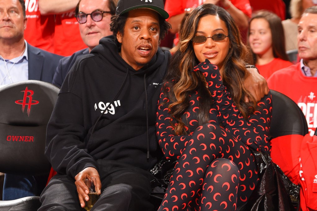 Beyoncé in Marine Serre. Photo: AFP