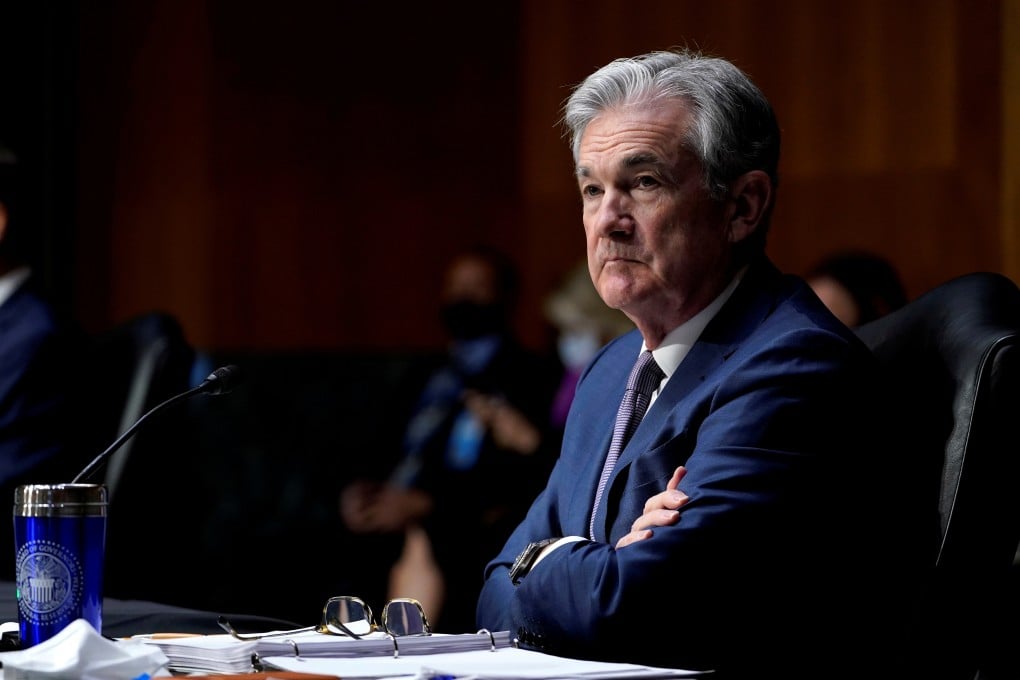Federal Reserve chair Jerome Powell believes it “may take more than three years” to hit the 2 per cent average inflation target. Photo: Reuters