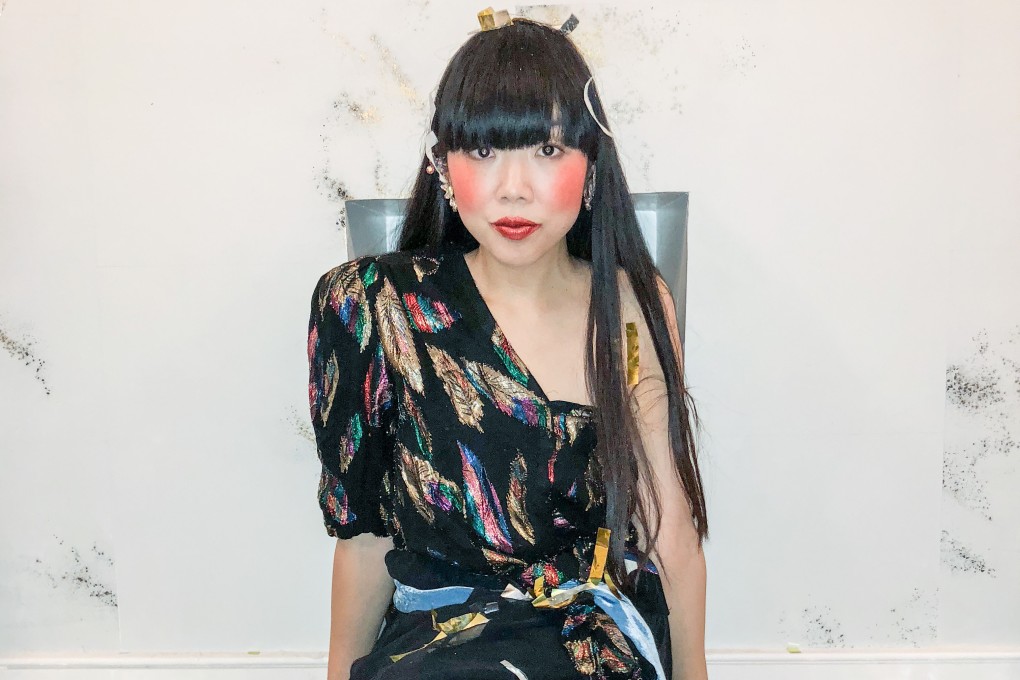 Susanna Lau, aka Susie Bubble, dressed up at home. Photo: courtesy of Susanna Lau