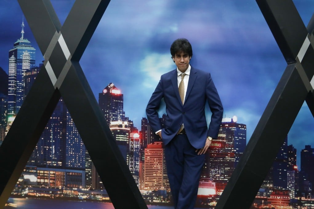 Bizhan Tong, who is producing and directing new programmes and content for former Hong Kong broadcaster Asia Television (ATV), at Asia Television Digital Media’s offices at the Tai Po Industrial Estate in Hong Kong. Photo: Jonathan Wong