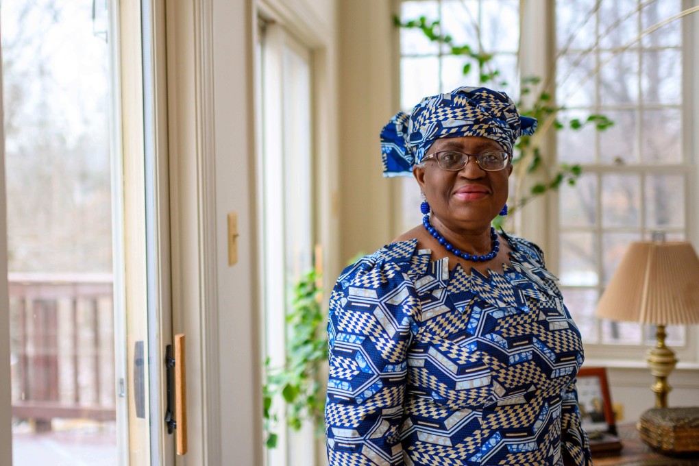Nigeria’s Ngozi Okonjo-Iweala is seen at her home in Potomac, Maryland, as she was confirmed as the first woman and first African leader of the WTO, on February 15. Photo: AFP