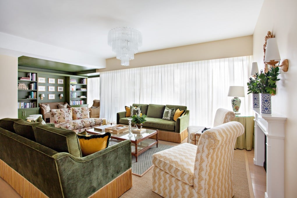 Lucia Tait Tolani transformed this Mid-Levels flat using fabrics and colour. Photography: Denice Hough