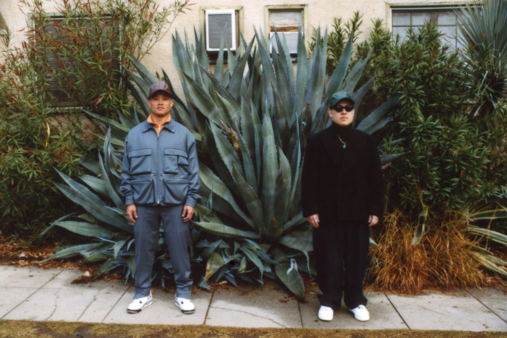 Eddie Huang (right) with actor Taylor Takahashi. Photo: @jonnymarlow @earlymorningriot