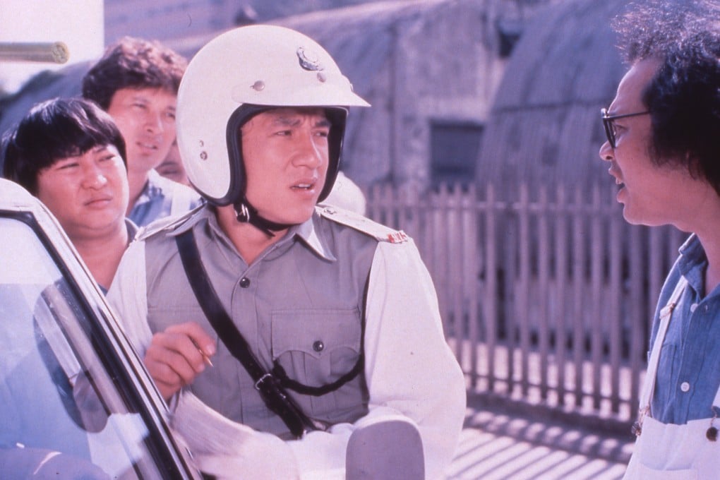 (From left) Sammo Hung, Jackie Chan and John Shum in a still from Winners and Sinners (1983). Photo: Eureka Entertainment.
