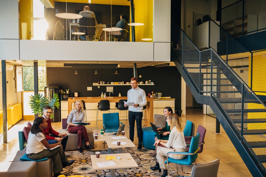 Working in an office and collaborating face-to-face offers experiences that working from home cannot replace. Photo: Getty Images