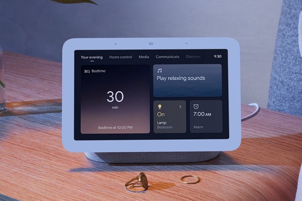 Google is ramping up its focus on health and wellness by adding radar-based sleep tracking to its Nest Hub smart home device. Photo: AP