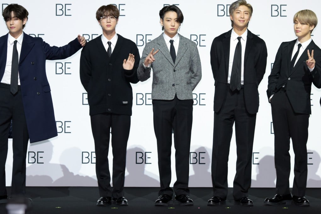 Big Hit Entertainment, which manages K-pop sensation BTS (pictured), has rebranded itself as HYBE. Photo: Getty Images