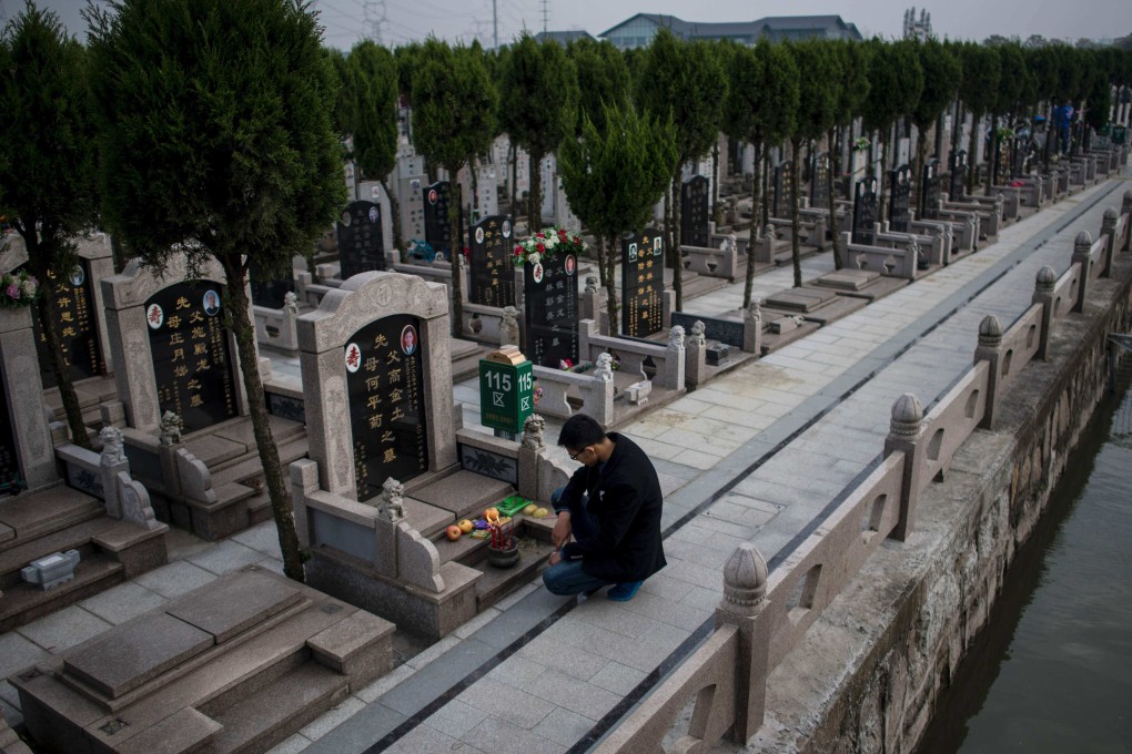 A plan to offer grave mortgages in China has backfired and forced a cemetery to cancel the plan. Photo: AFP