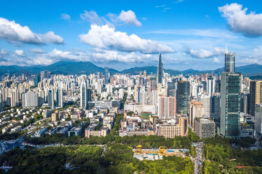 A view of Shenzhen. NWD is bullish about the Greater Bay Area development zone because Beijing wants to develop it into a new financial and business hub to rival San Francisco and Tokyo. Photo: Xinhua