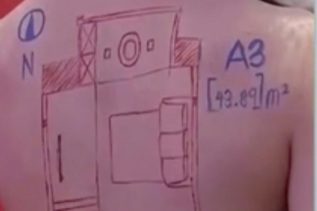 A property sales company used woman’s bodies as a gimmick to sell real estate, but the promotion has backfired in China. Photo: CCTV