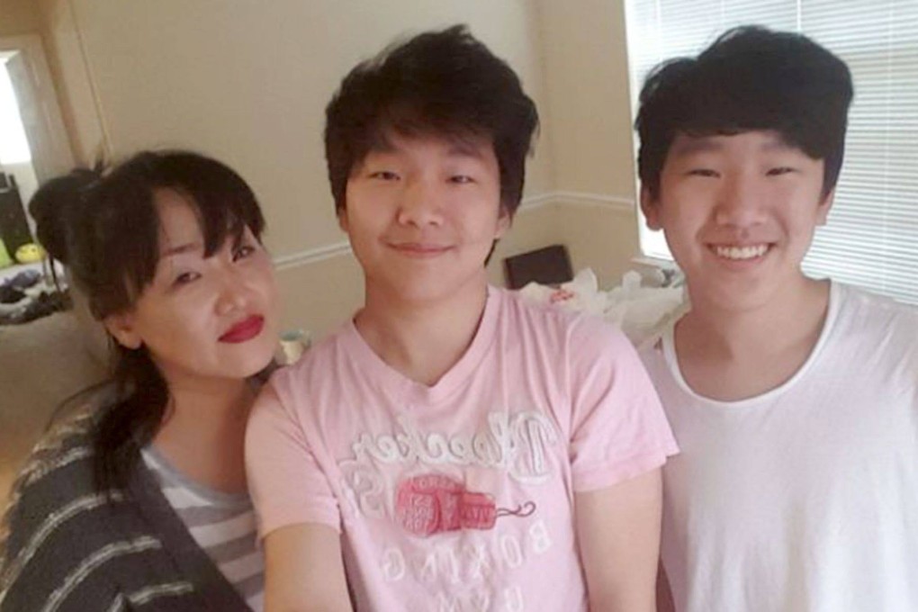 Hyun Jung Grant with her two sons. Photo: GoFundMe via TNS