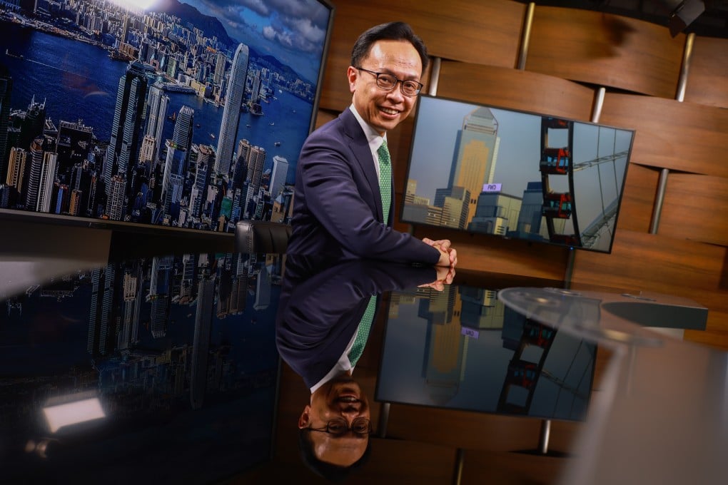 Secretary for the Civil Service Patrick Nip at the Post’s office in Causeway Bay. on Tuesday. Photo: May Tse