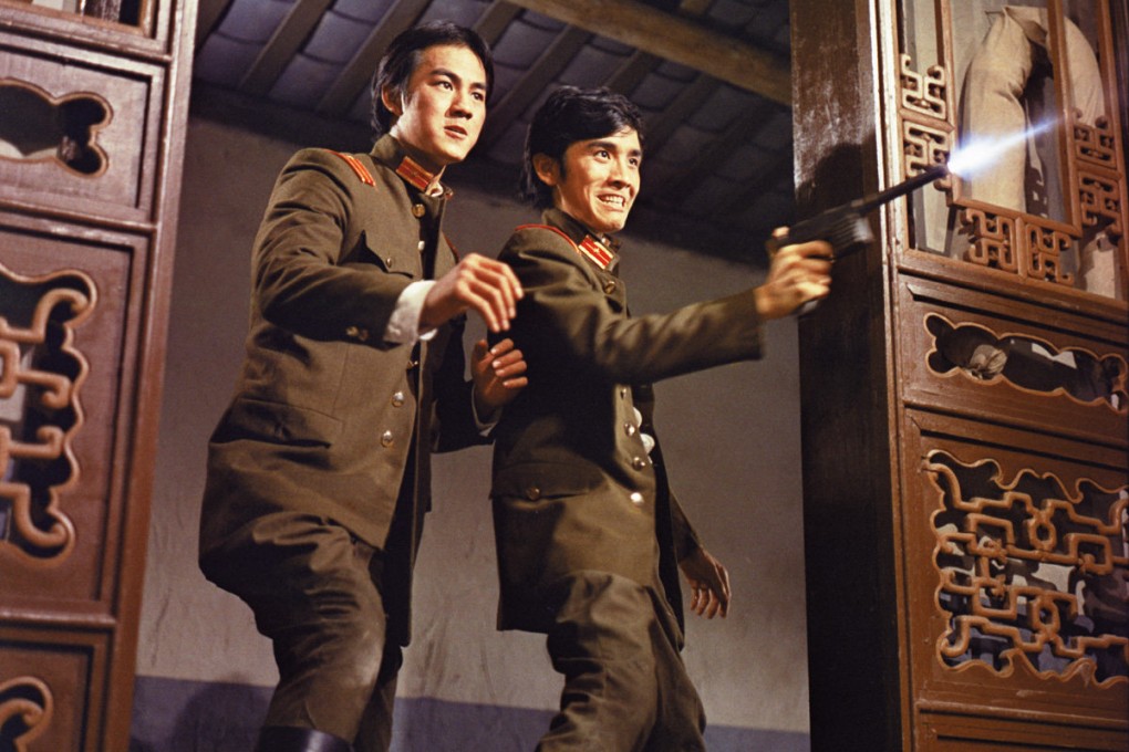 Ti Lung (left) and David Chiang in a scene from The Anonymous Heroes (1971). The pair played major roles in Shaw Brothers movies of the 1970s and formed a popular on-screen partnership.