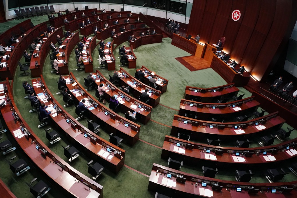 Members of Hong Kong’s Legislative Council face suspension for engaging in ‘grossly disorderly conduct’. Photo: Felix Wong