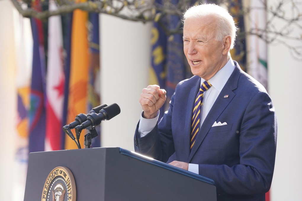 US President Joe Biden signed the US1.9 trillion American Rescue Plan into law earlier this month. Photo: TNS