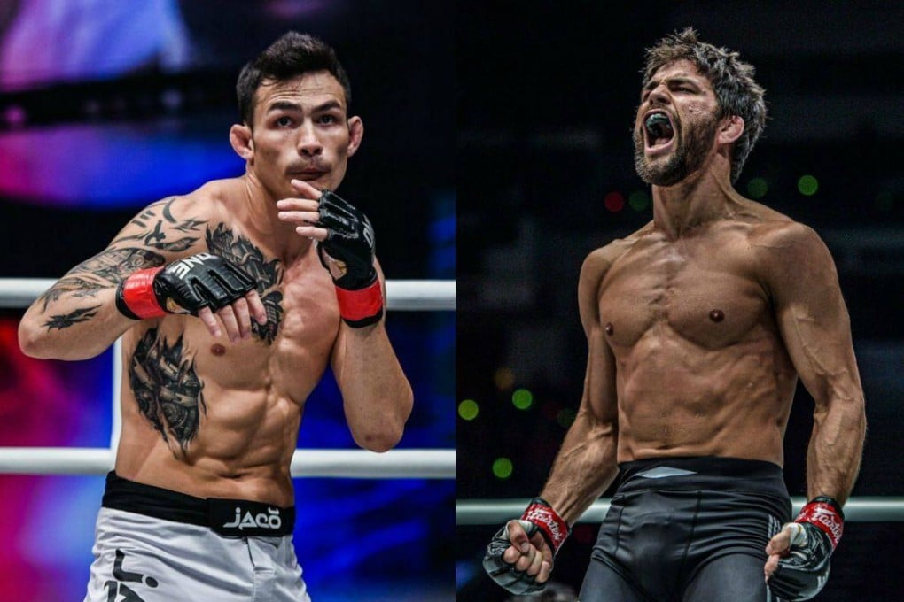 Thanh Le (left) is set to defend his featherweight title against Garry Tonon. Photo: ONE Championship