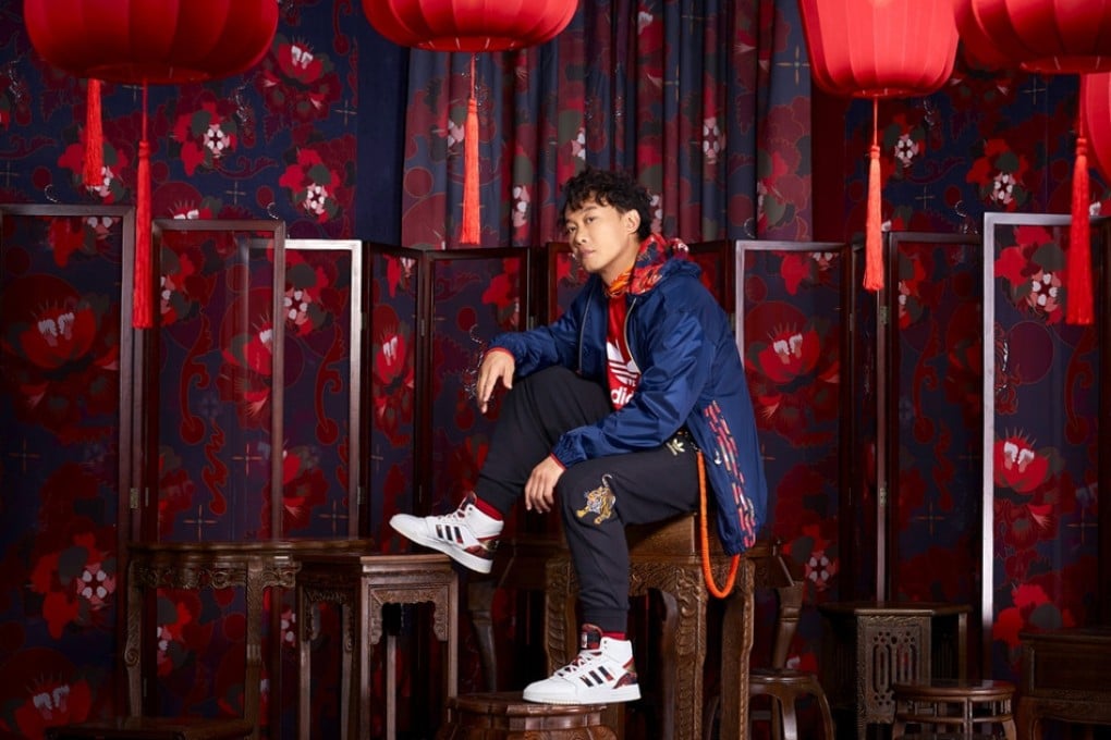 A file photo of singer Eason Chan Yik-shun wearing Adidas products. Photo: Weibo
