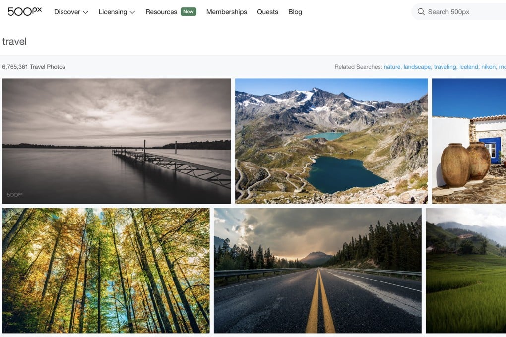 Share your travel pics on a high quality photo website like 500px. Photo: 500px