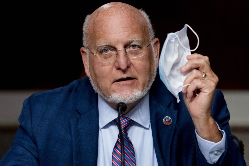 Robert Redfield, director of the US Centres for Disease Control and Prevention (CDC), attends a senate subcommittee hearing in Washington in September 2020. Photo: Xinhua