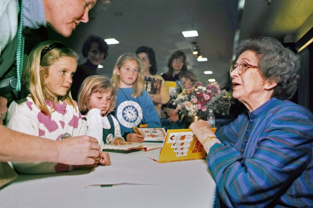 Beverly Cleary signs books at the Monterey Bay Book Festival in California in April 1998. Photo: The Monterey County Herald via AP