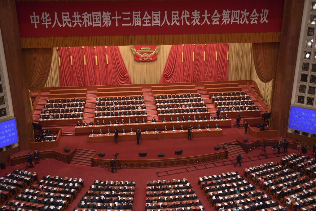 A meeting of the National People’s Congress Standing Committee is expected to unveil more details of the changes to Hong Kong’s electoral system. Photo: AFP