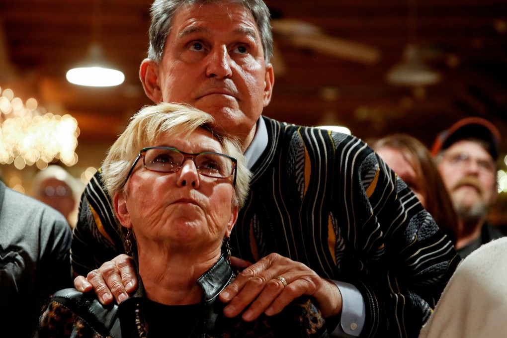 Gayle Manchin with her senator husband Joe Manchin. File photo: Reuters