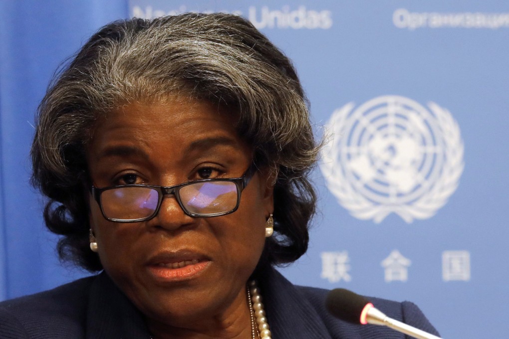 US Ambassador to the United Nations Linda Thomas-Greenfield. Photo: Reuters