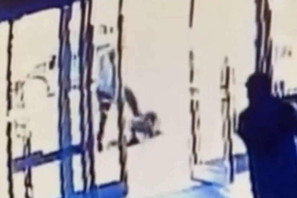 A screen grab of a video showing an Asian-American woman assaulted in New York City. Photo: Handout